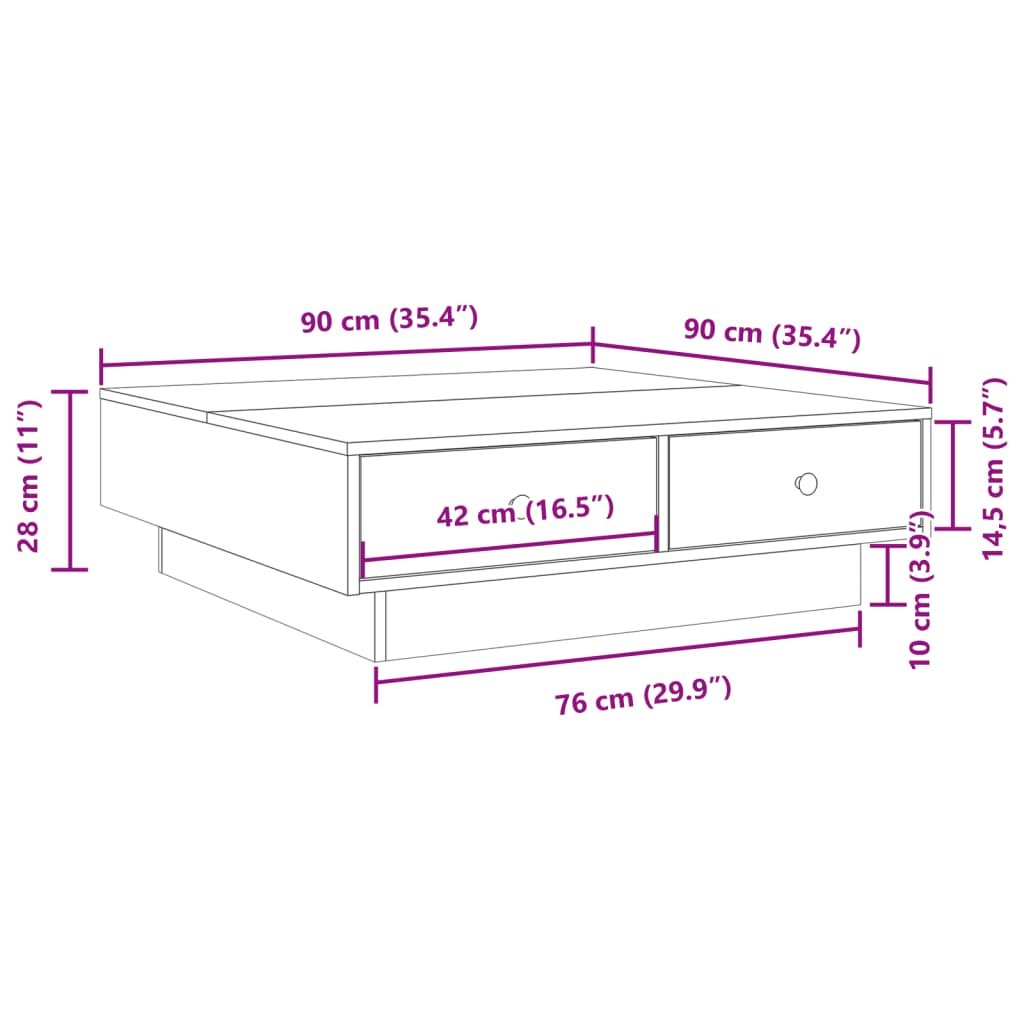 Table Basse Aggloméré