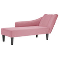Fauteuil Long Avec Accoudoir Droit Velours