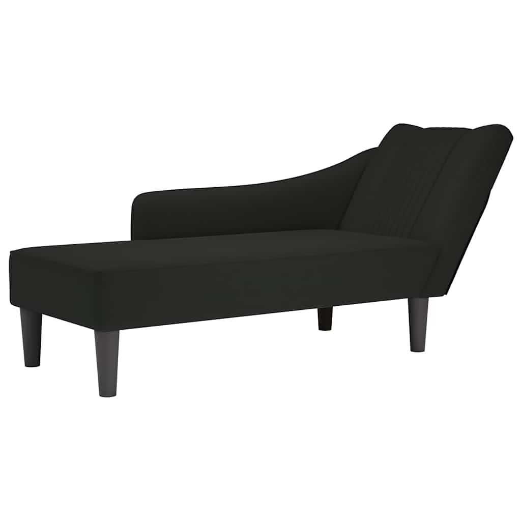 Fauteuil Long Avec Accoudoir Droit Velours
