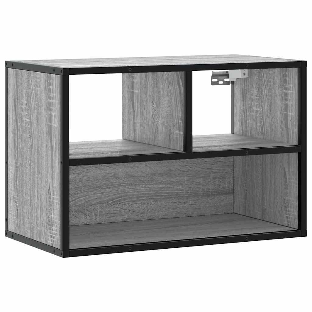 Meuble Tv 60X31X39,5 Cm Bois D'ingénierie Et Métal