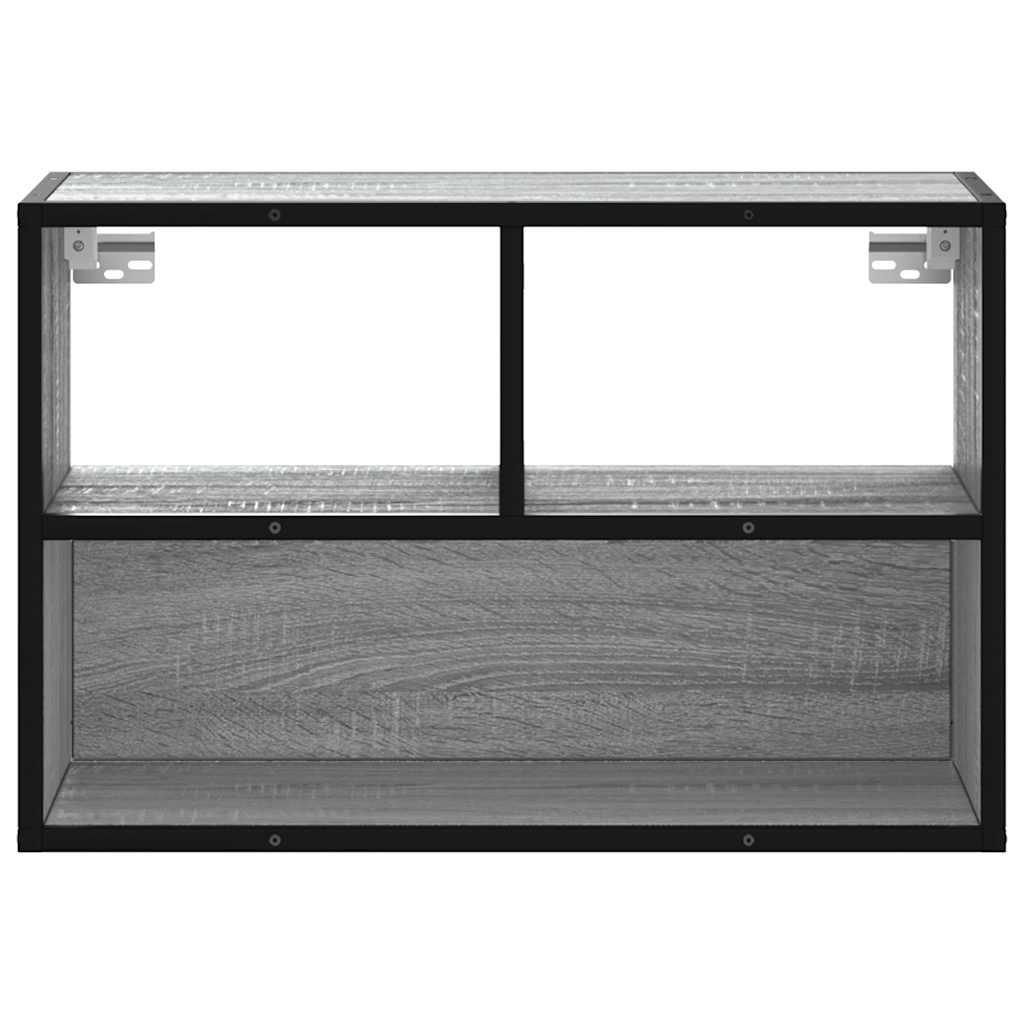 Meuble Tv 60X31X39,5 Cm Bois D'ingénierie Et Métal