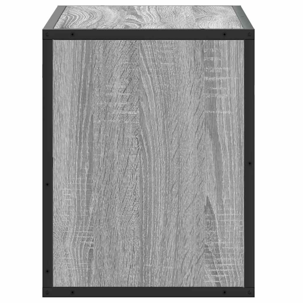 Meuble Tv 60X31X39,5 Cm Bois D'ingénierie Et Métal