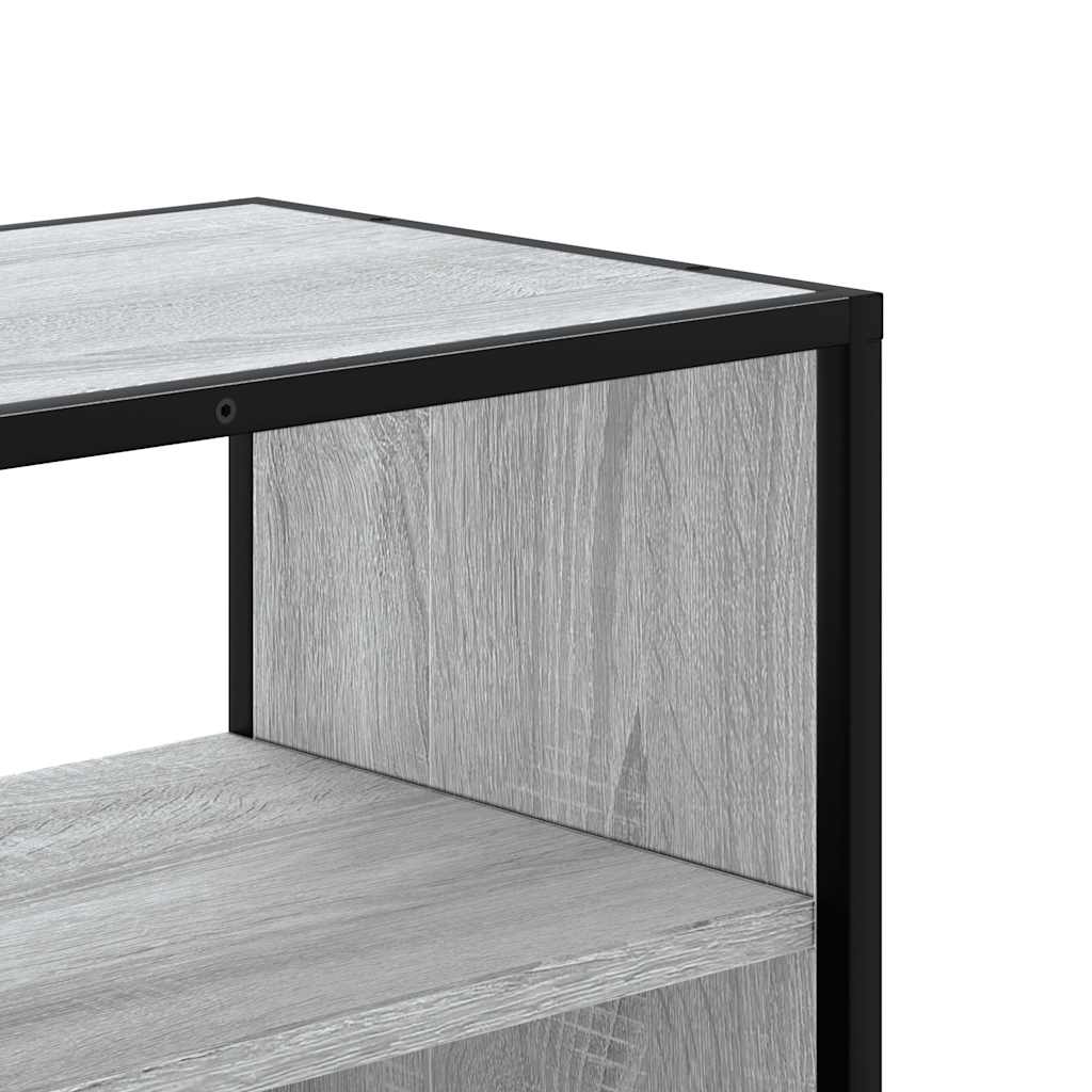 Meuble Tv 60X31X39,5 Cm Bois D'ingénierie Et Métal