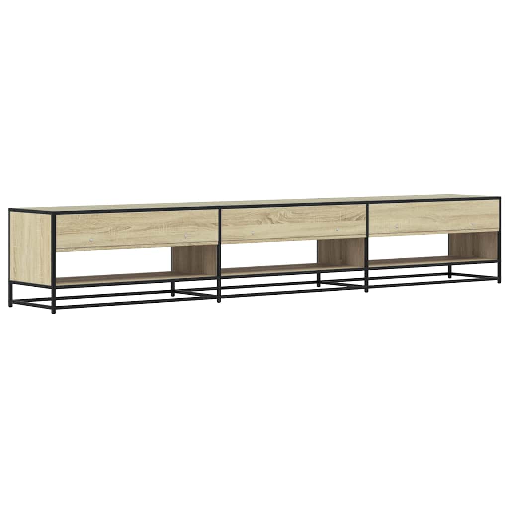 Meuble Tv 270X40X46 Cm Bois D'ingénierie Chêne Sonoma