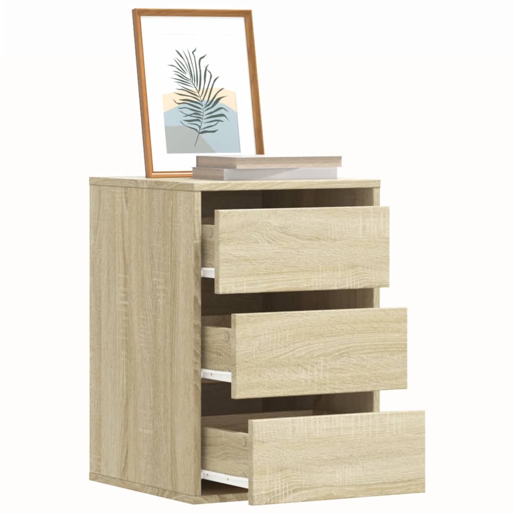 Commode D'angle Bois D'ingénierie Chêne Sonoma