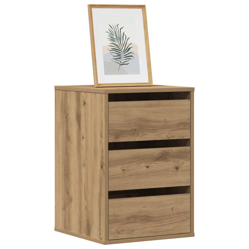 Commode D'angle Artisanal Bois D'ingénierie Chêne