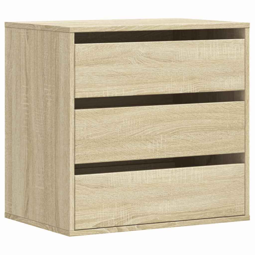 Commode D'angle Bois D'ingénierie Chêne Sonoma