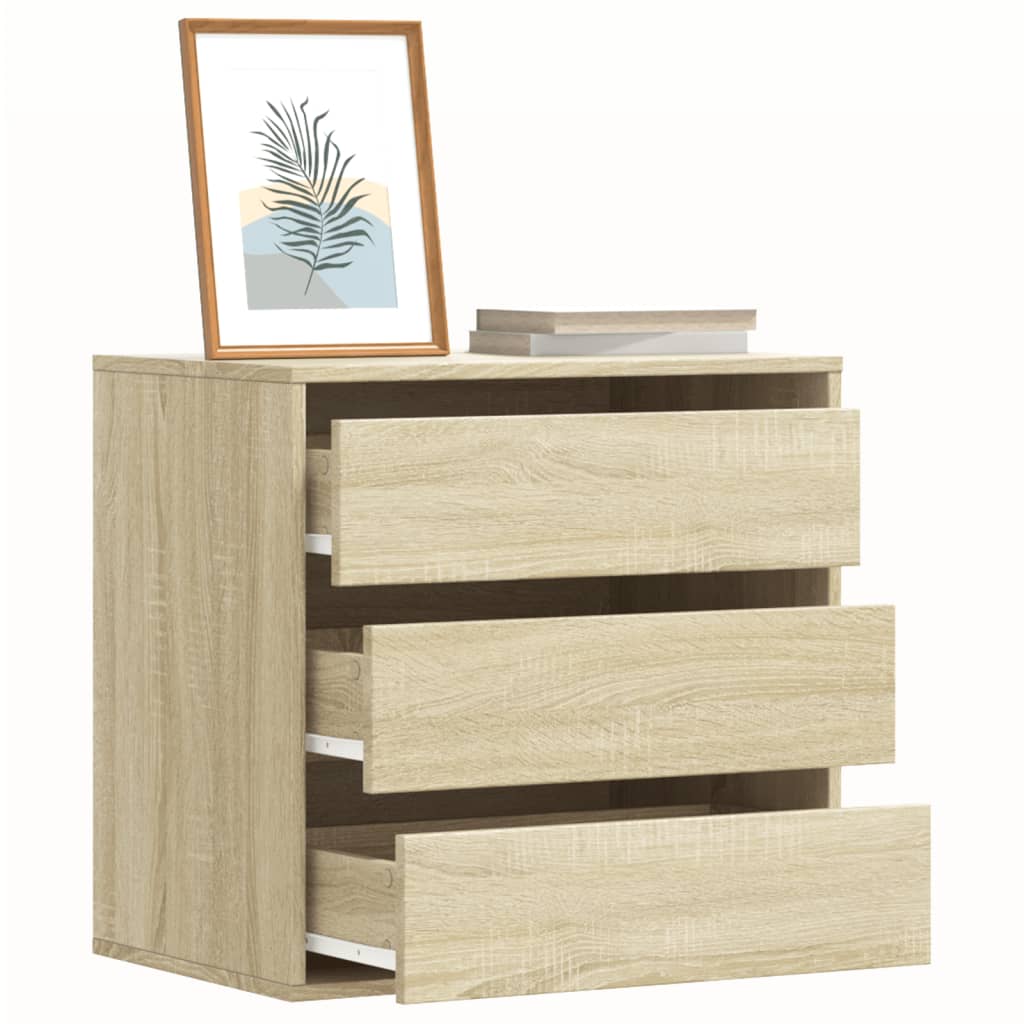Commode D'angle Bois D'ingénierie Chêne Sonoma