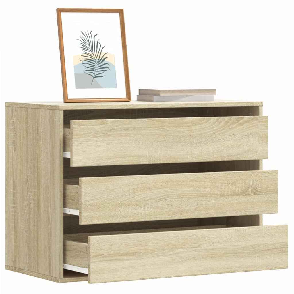 Commode D'angle Bois D'ingénierie Chêne Sonoma