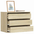 Commode D'angle Bois D'ingénierie Chêne Sonoma