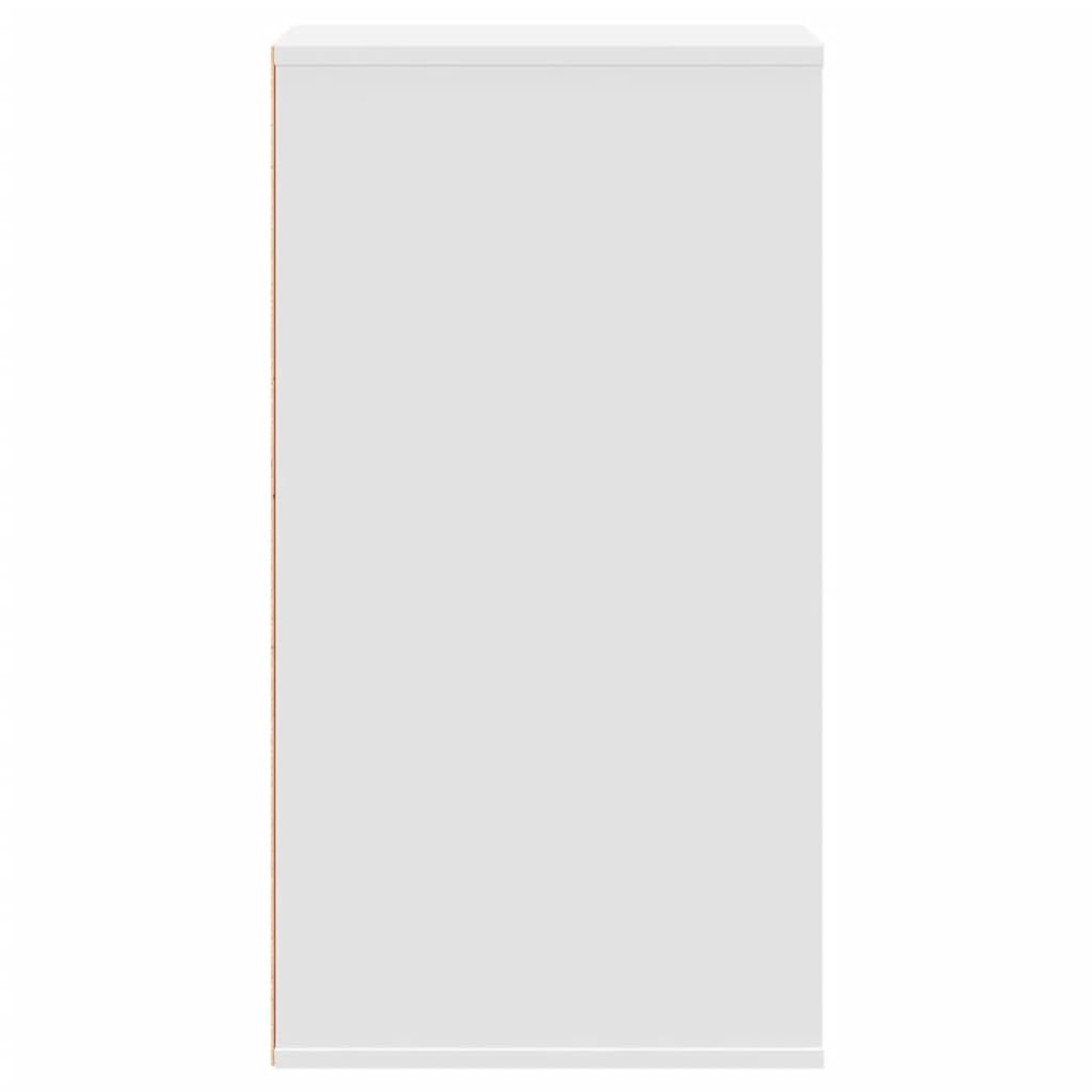 Commode D'angle Bois D'ingénierie Blanc