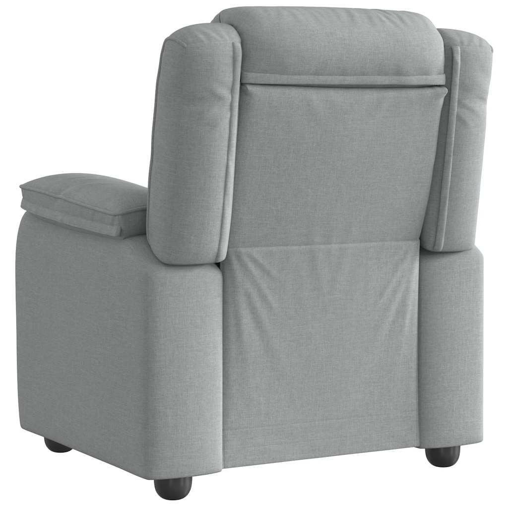 Fauteuil Inclinable Tissu Gris Clair
