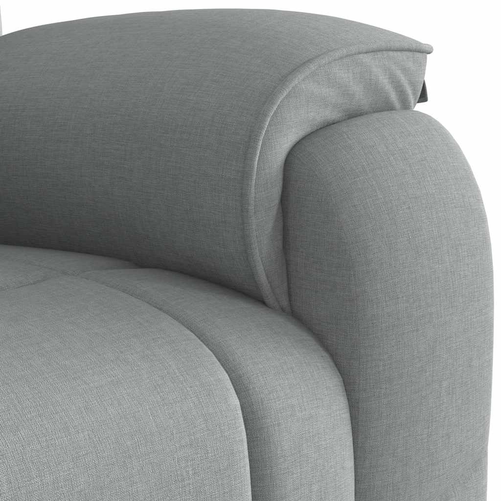 Fauteuil Inclinable Tissu Gris Clair