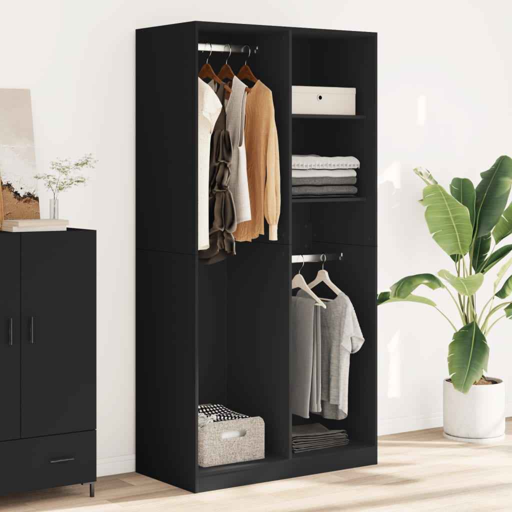 Garde-Robe Aggloméré Noir