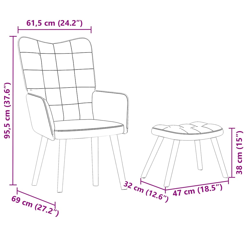 Fauteuil Relax En Velours