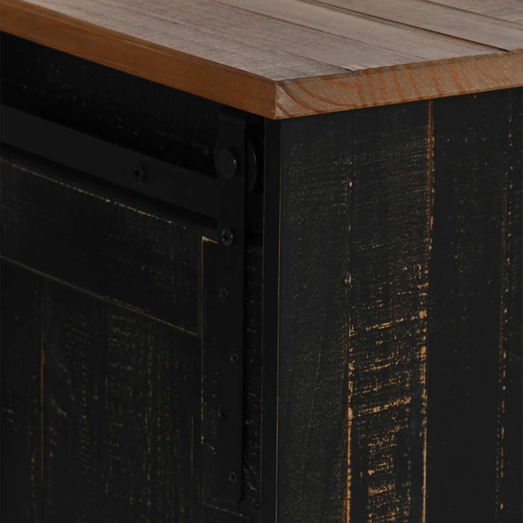 Meuble Tv Halden 2 Portes Coulissantes 150X40X60 Cm