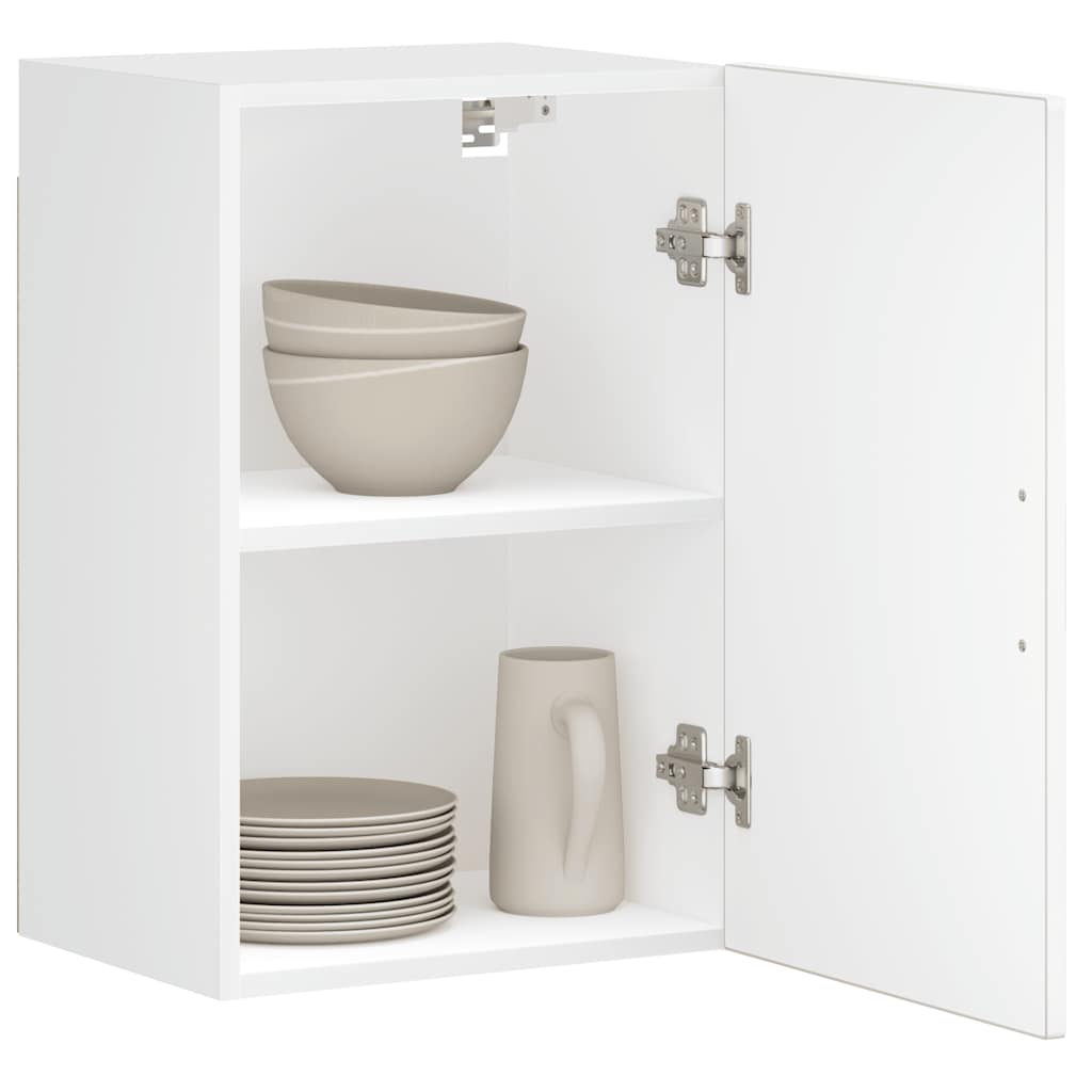 Armoire Murale De Cuisine Porto Bois Ingénierie Blanc Brillant
