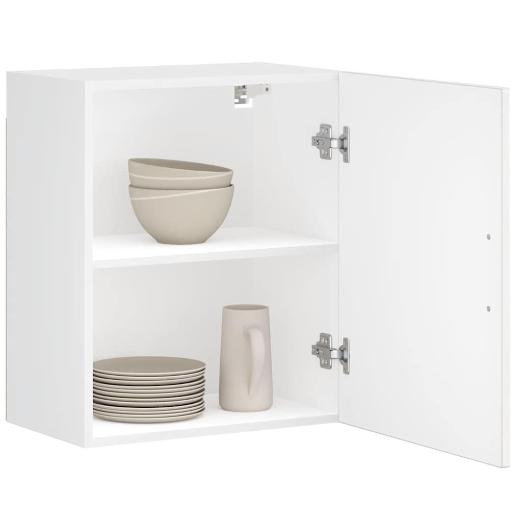 Armoire Murale De Cuisine Porto Bois Ingénierie Blanc Brillant