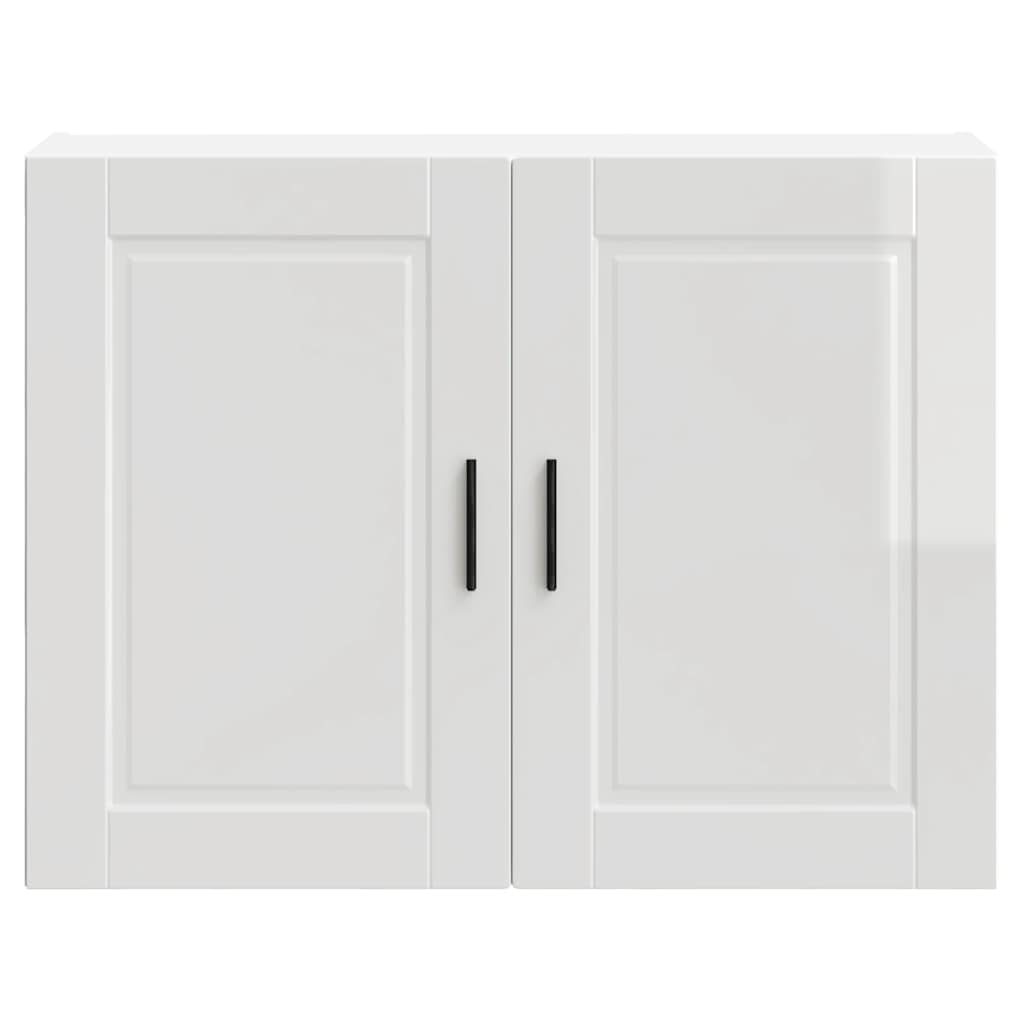 Armoire Murale De Cuisine Porto Bois Ingénierie Blanc Brillant