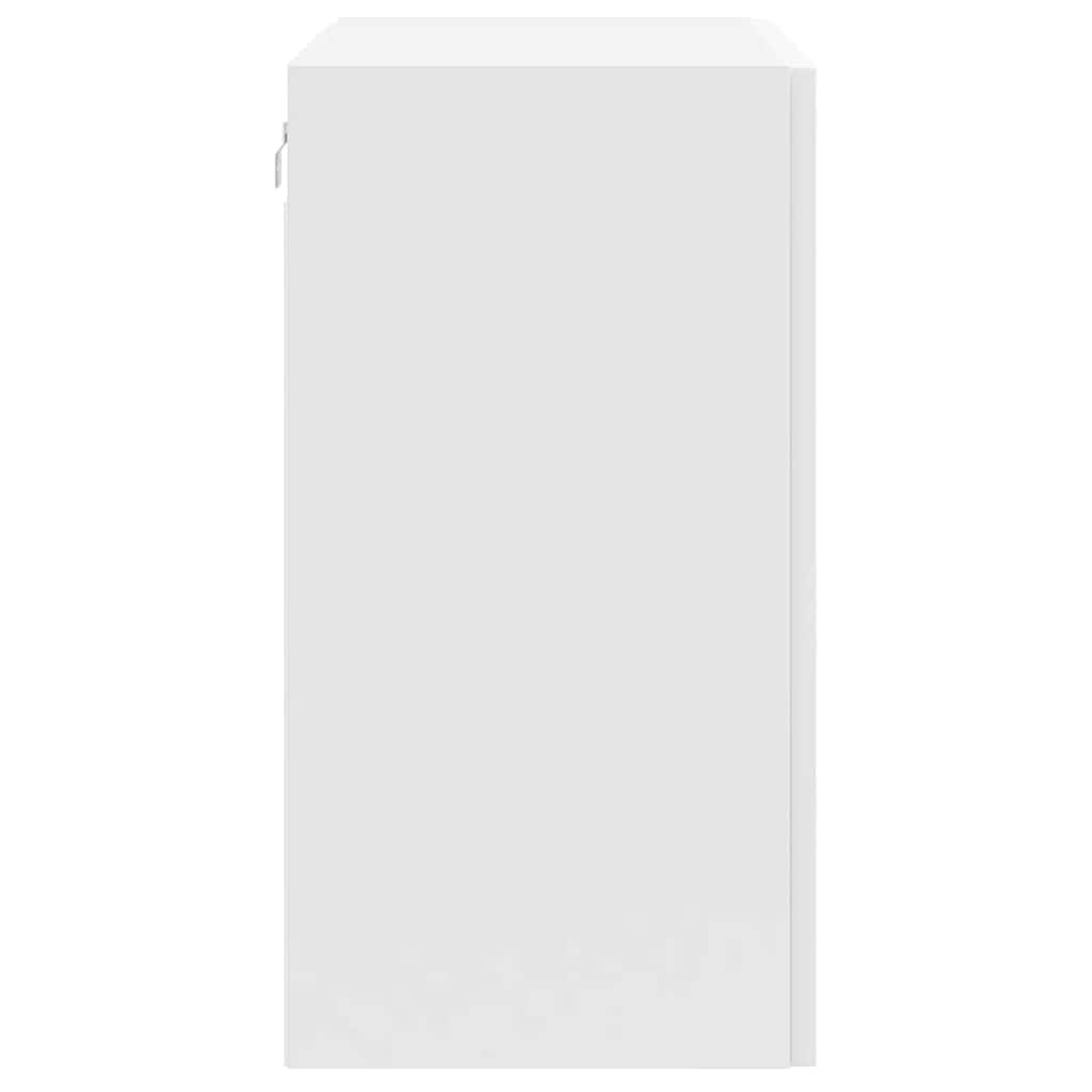 Armoire Murale De Cuisine Porto Bois Ingénierie Blanc Brillant