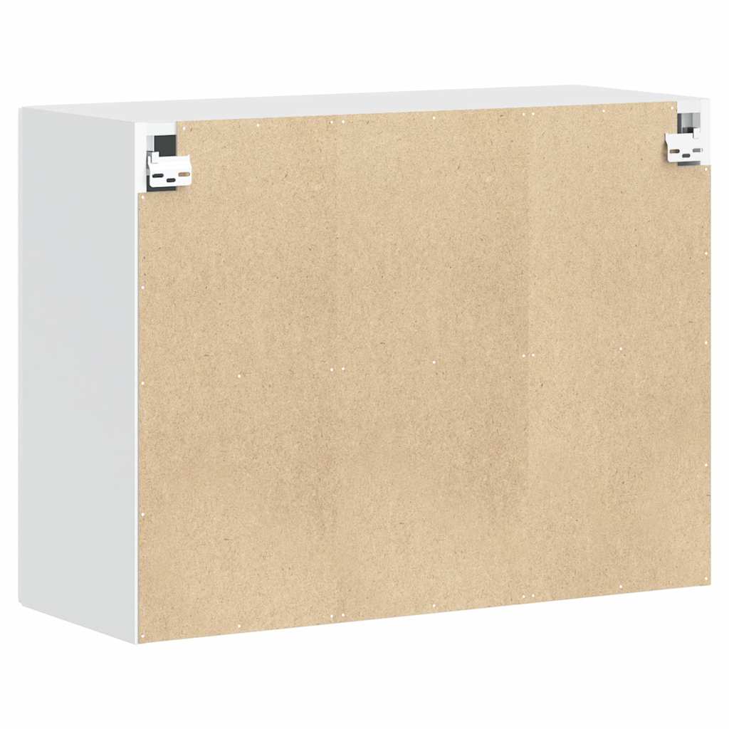 Armoire Murale De Cuisine Porto Bois Ingénierie Blanc Brillant