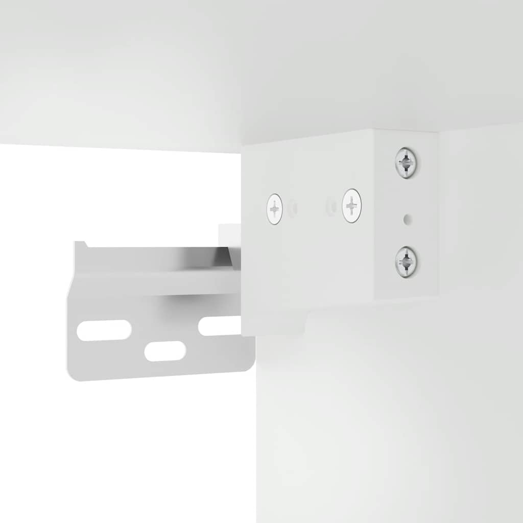 Armoire Murale De Cuisine Porto Bois Ingénierie Blanc Brillant