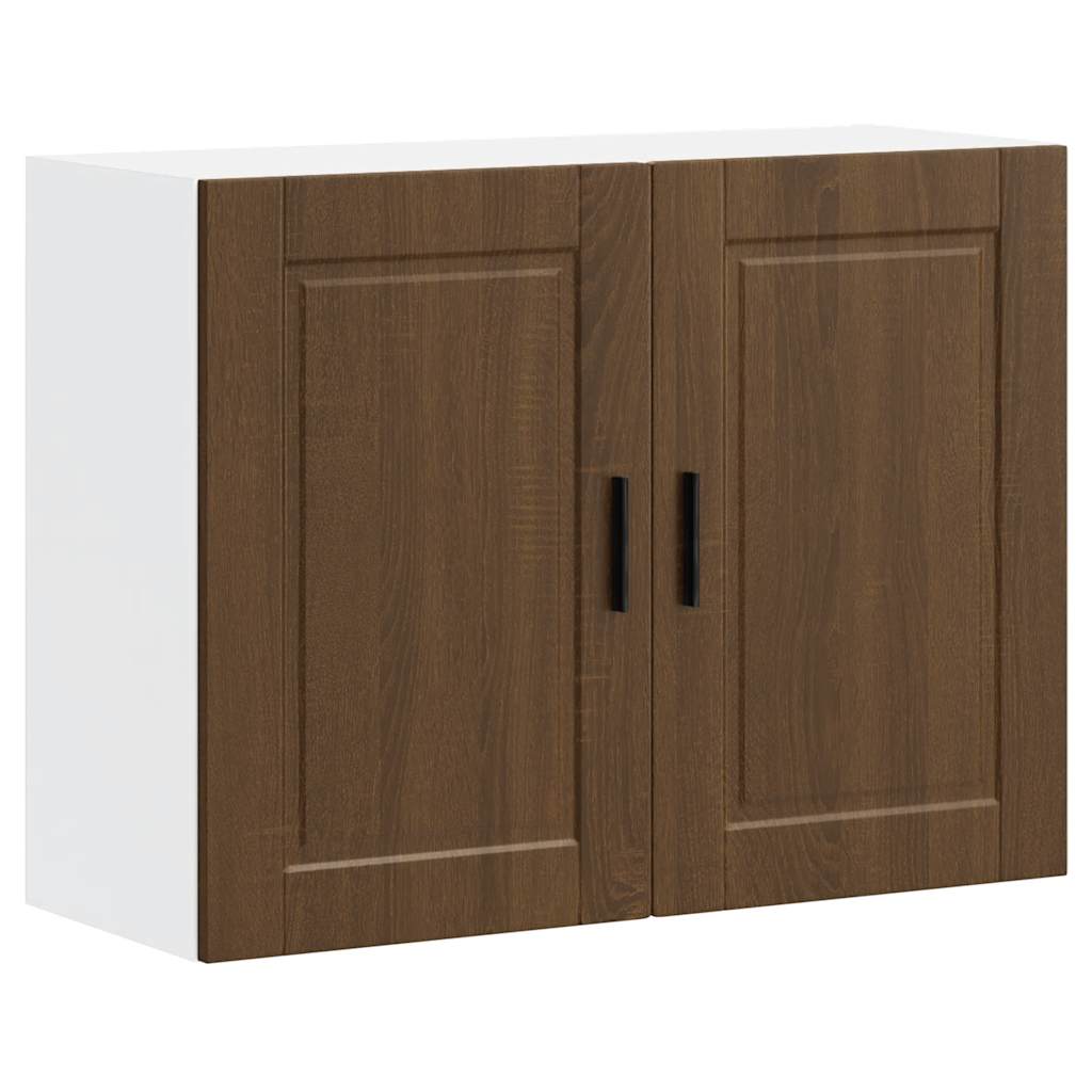 Armoire Murale De Cuisine Porto Bois D'ingénierie Chêne Marron