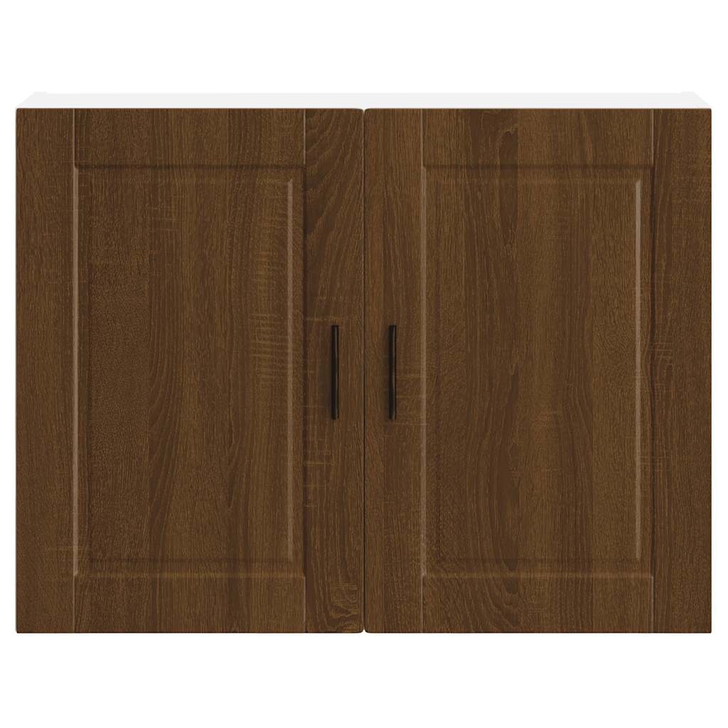 Armoire Murale De Cuisine Porto Bois D'ingénierie Chêne Marron