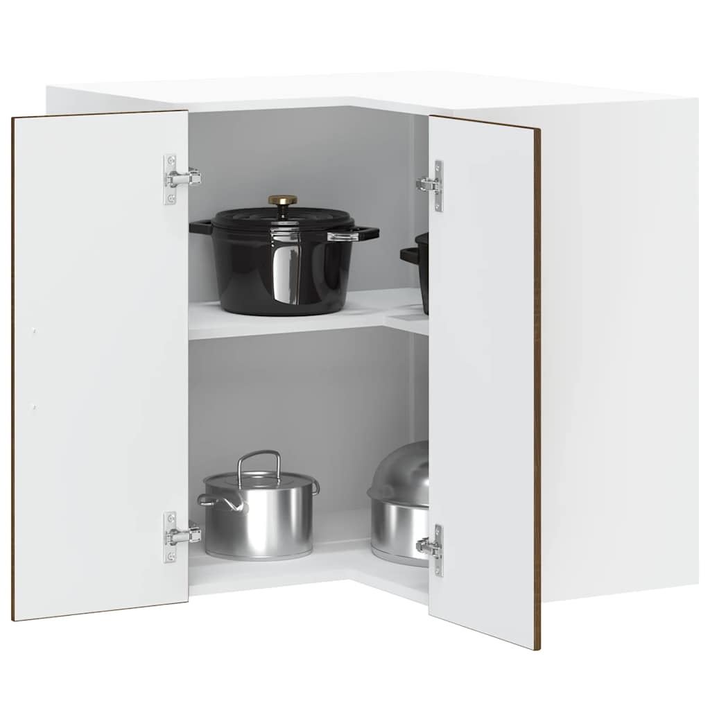Armoire Murale De Cuisine Porto Bois D'ingénierie Chêne Marron