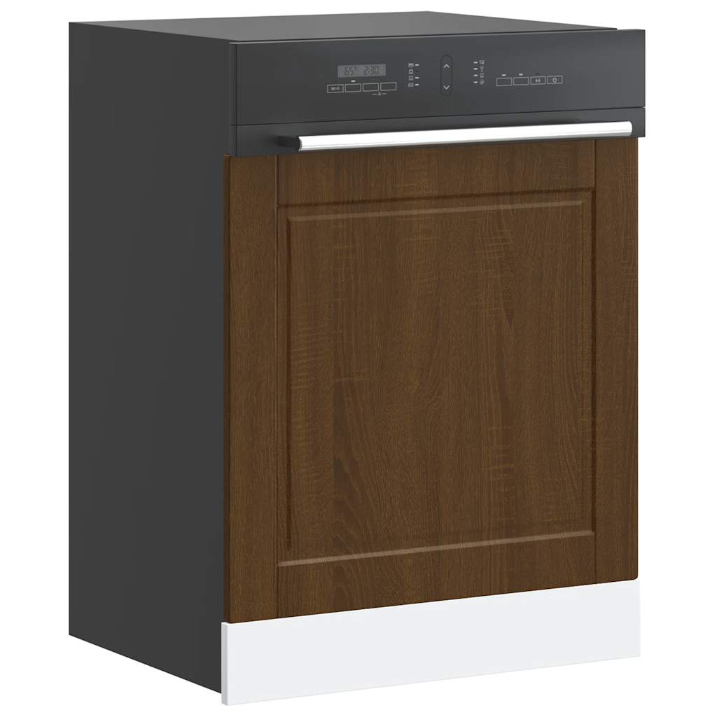 Armoire Murale De Cuisine Porto Bois D'ingénierie Chêne Marron
