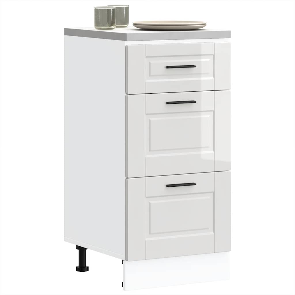 Armoire Murale De Cuisine Porto Bois Ingénierie Blanc Brillant