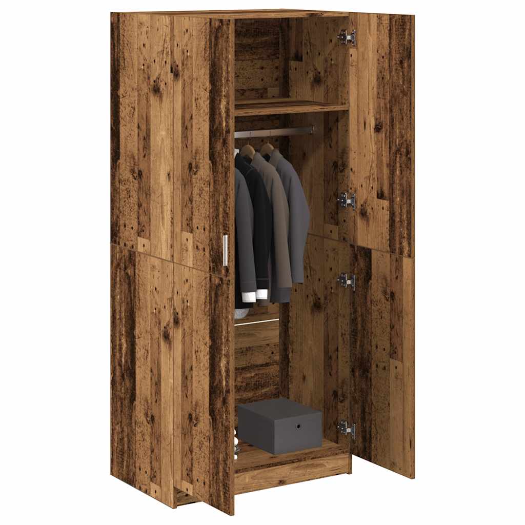 Garde-Robe 80X52X180 Cm Bois D'ingénierie