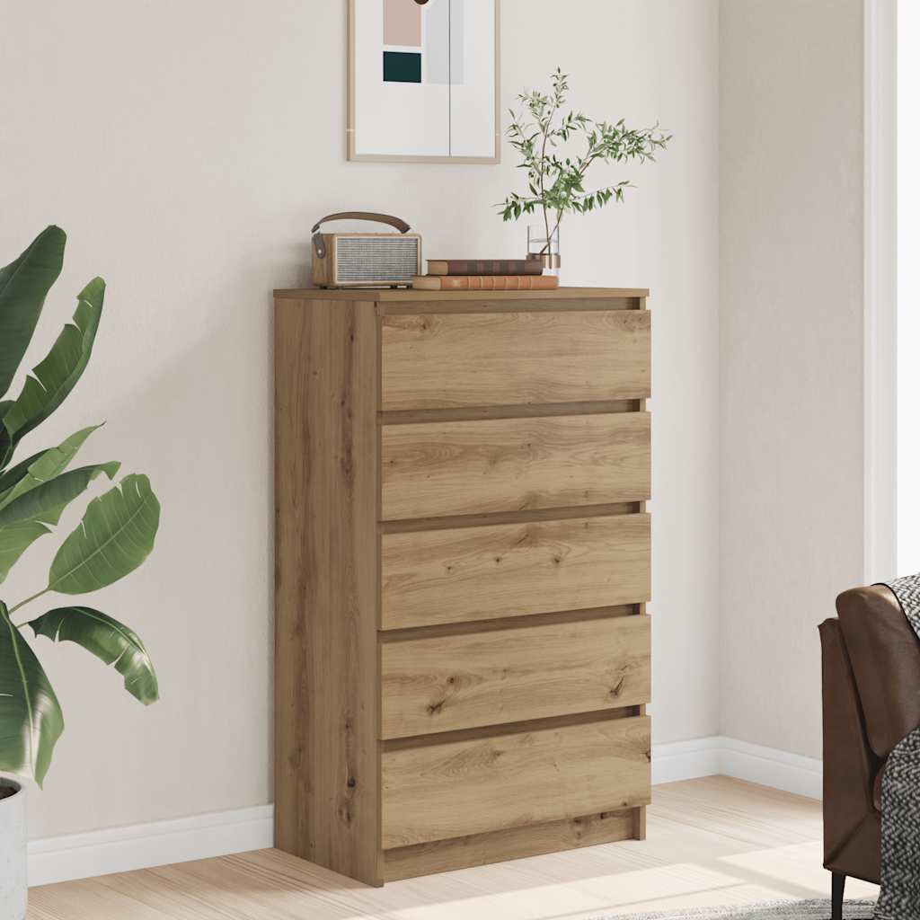 Commode 60X36X103 Cm Bois D'ingénierie