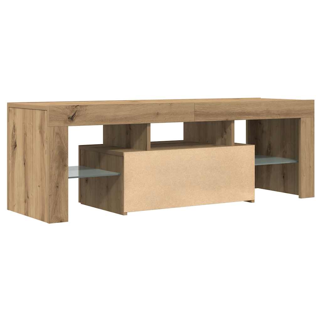 Meuble Tv Avec Lumières Led Bois D'ingénierie