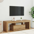 Meuble Tv Avec Lumières Led Bois D'ingénierie