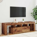 Meuble Tv Avec Lumières Led Bois D'ingénierie