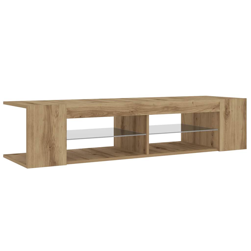 Meuble Tv Avec Lumières Led Bois D'ingénierie