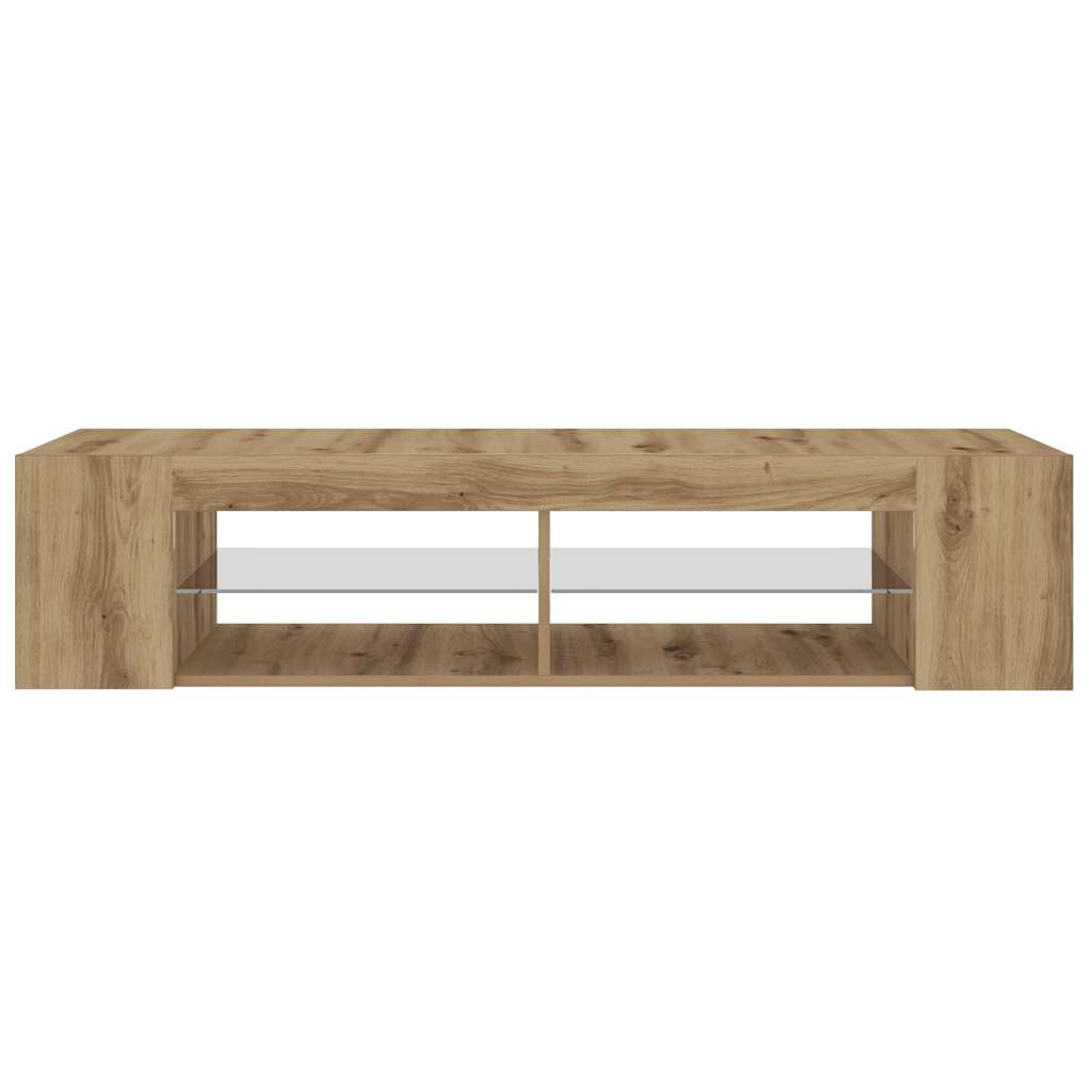 Meuble Tv Avec Lumières Led Bois D'ingénierie