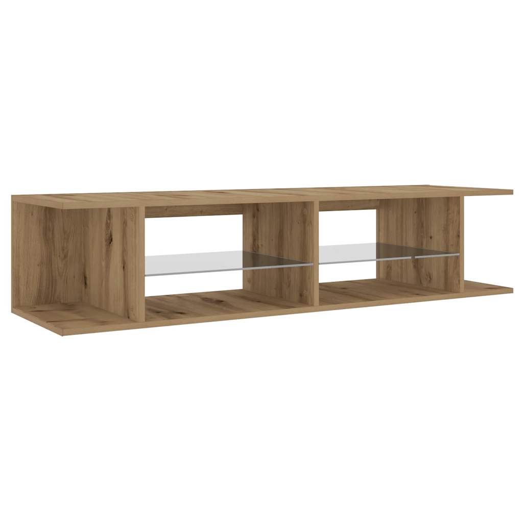 Meuble Tv Avec Lumières Led Bois D'ingénierie