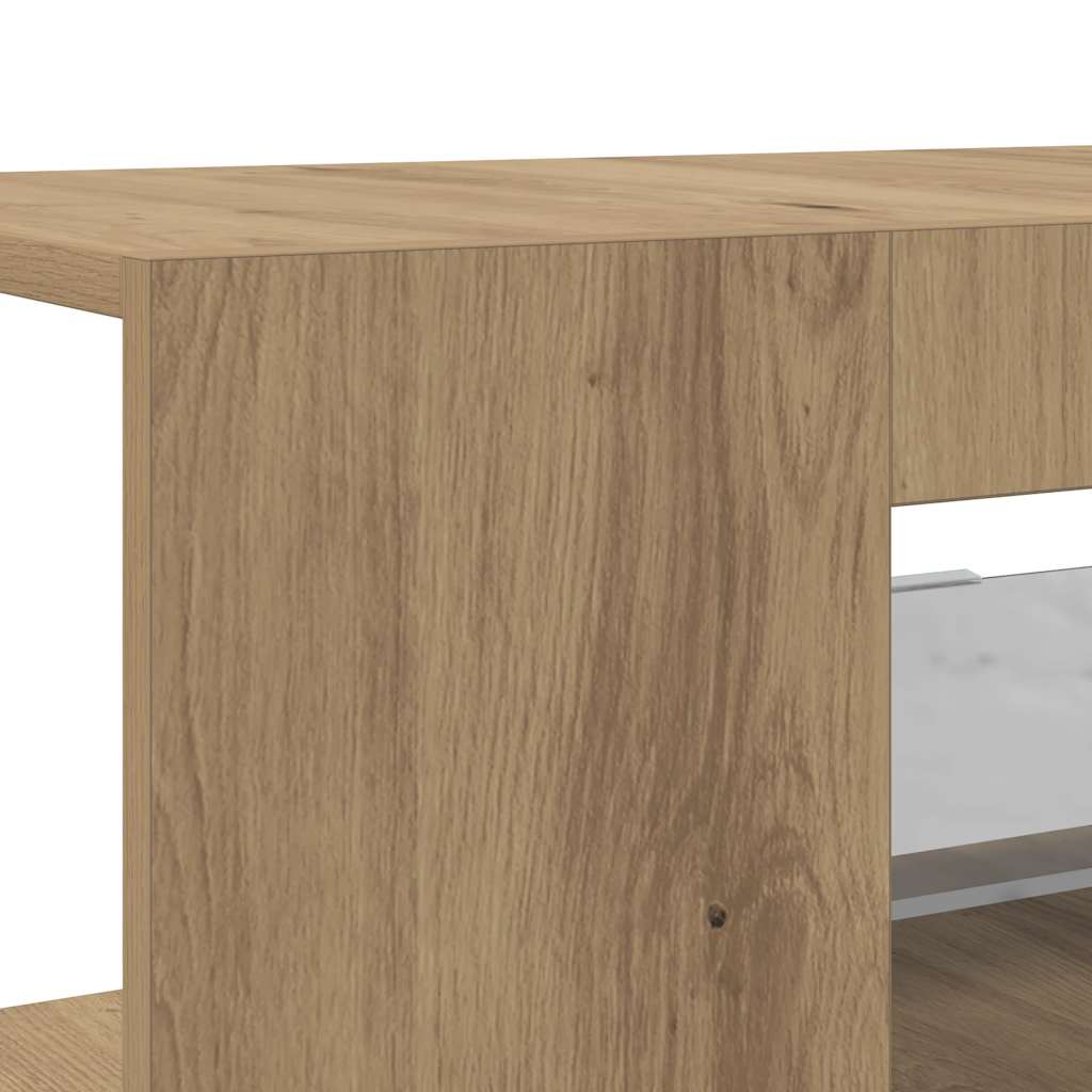 Meuble Tv Avec Lumières Led Bois D'ingénierie