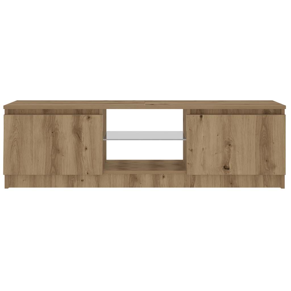 Meuble Tv Avec Lumières Led Bois D'ingénierie