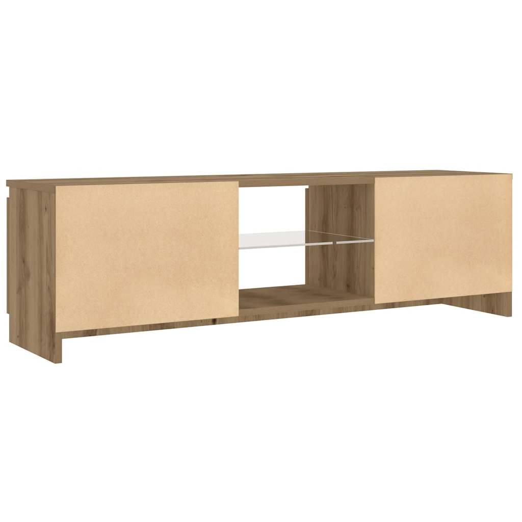 Meuble Tv Avec Lumières Led Bois D'ingénierie