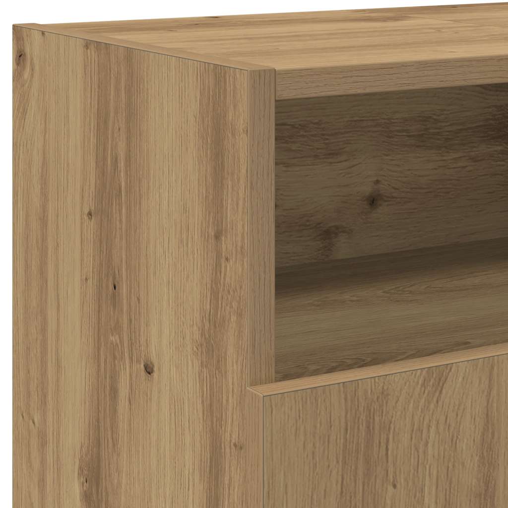 Meuble Tv Avec Lumières Led Bois D'ingénierie