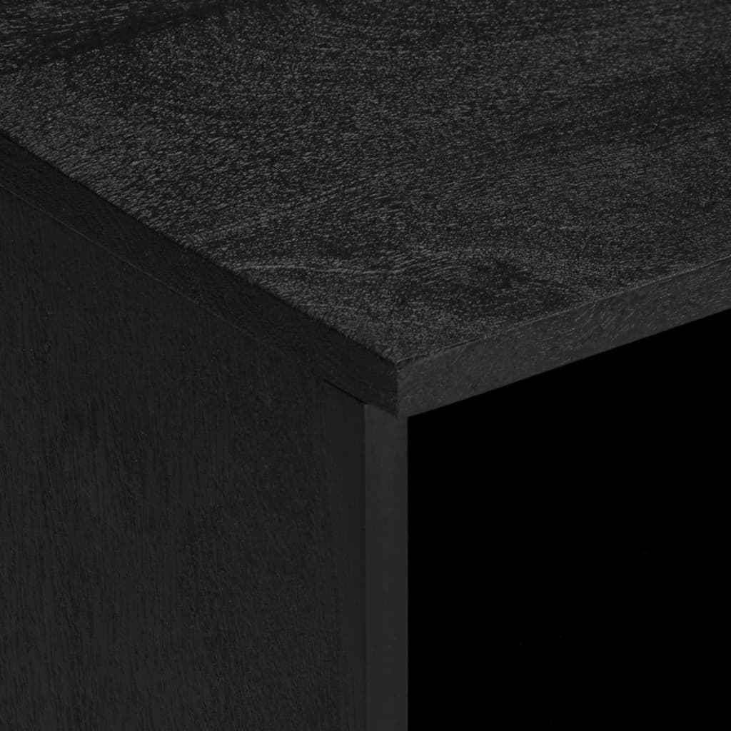 Meuble Tv Noir 100X33X46 Cm Bois D'ingénierie