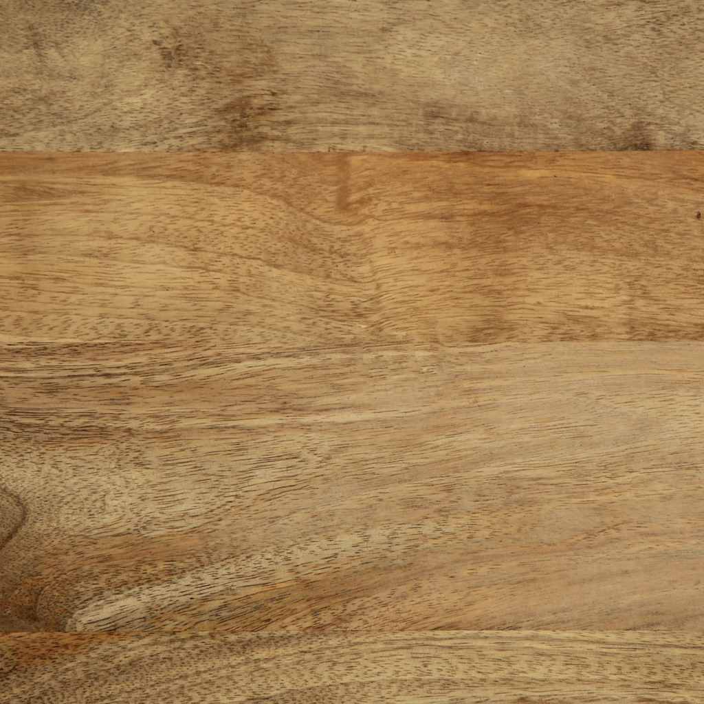 Meuble Tv Marron 100X33X46 Cm Bois Massif De Manguier