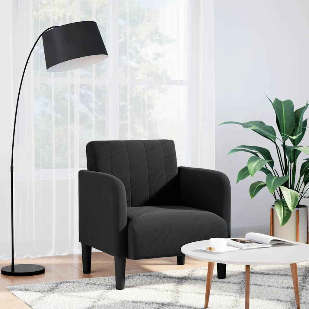 Fauteuil Avec Accoudoirs 54 Cm Velours