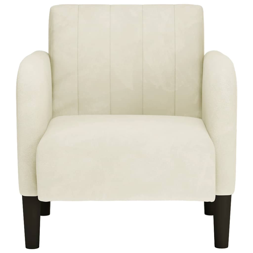 Fauteuil Avec Accoudoirs 54 Cm Velours