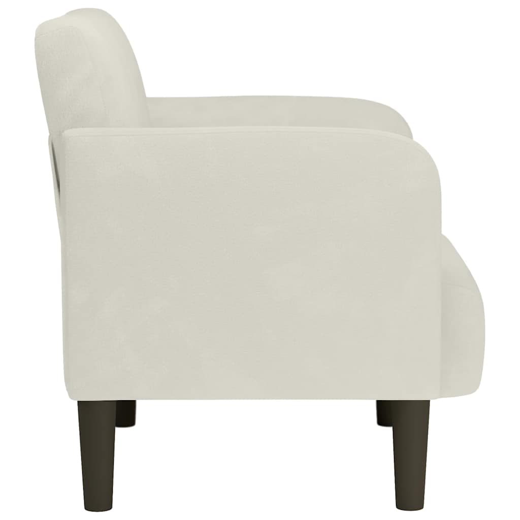 Fauteuil Avec Accoudoirs 54 Cm Velours