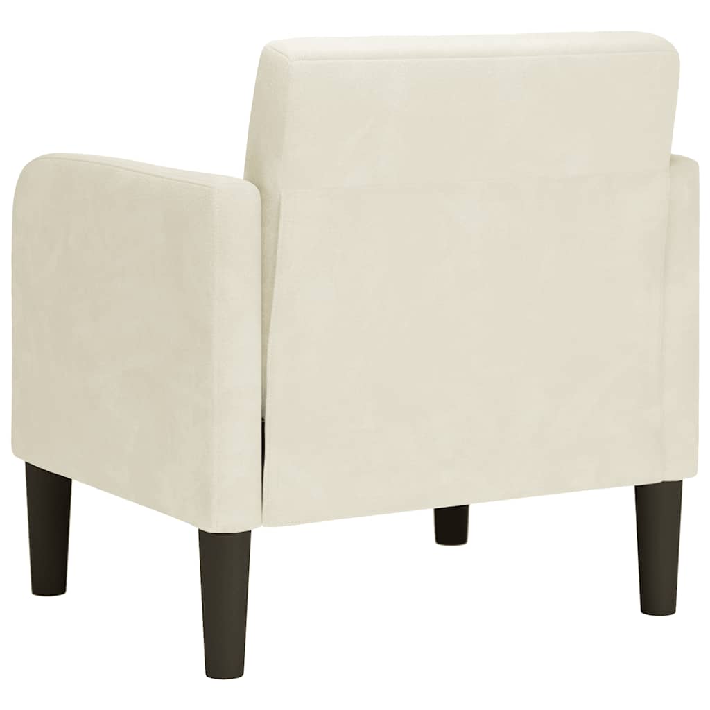Fauteuil Avec Accoudoirs 54 Cm Velours
