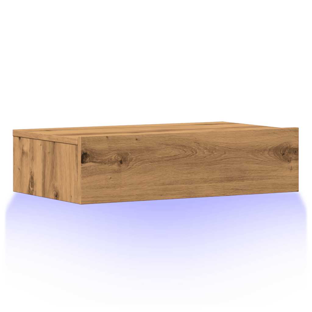 Meuble Tv Avec Éclairages Led 60X35X15,5 Cm